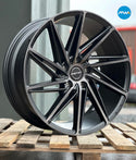 20" Inovit Turbine 2 - Black Machined Face (Audi)