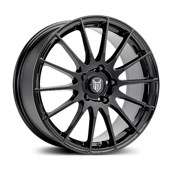 15" Fox FX004 - Black (Mazda 4 Stud)