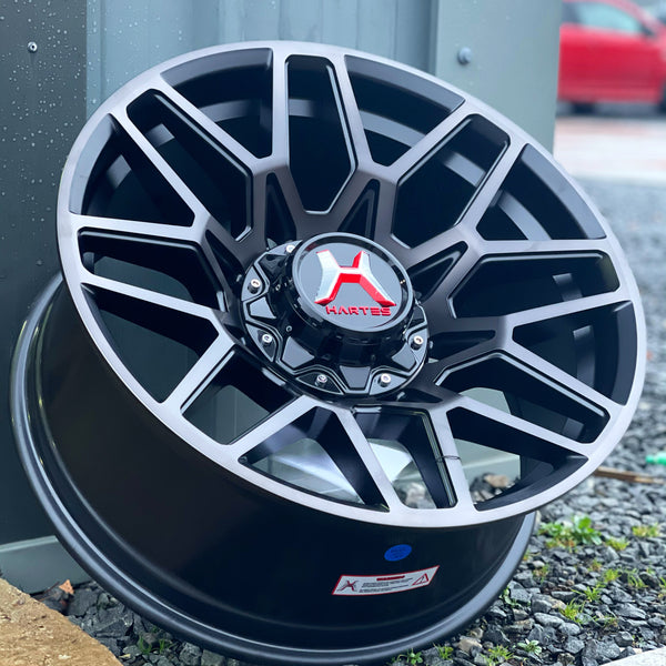 20" Hartes Metal Monster - Black Machined Dark Tint (Ford Ranger)