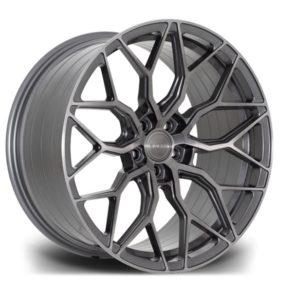 19" Riviera RF108 - Grey Machined Face (Audi)