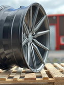20" Inovit Frixion 5 - Gunmetal *Custom Finish* (Mercedes) *Staggered*