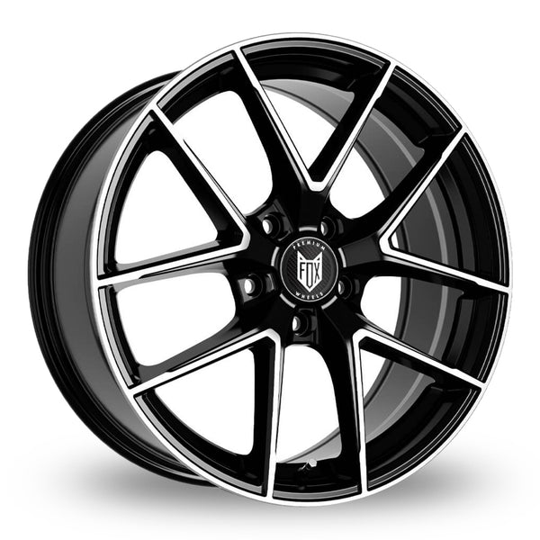 19" FOX FX5 - Black Polished (Audi)