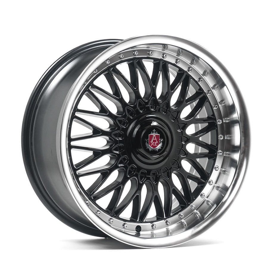 18" Axe EX10 - Black Polished Lip (Audi)
