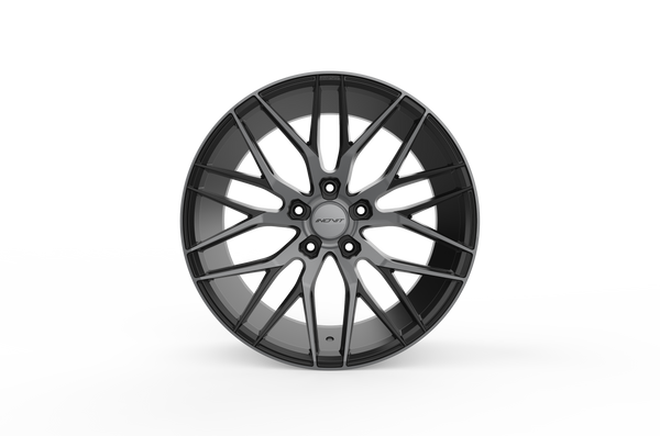 19" Inovit Blitz - Black Machined Face (Audi)