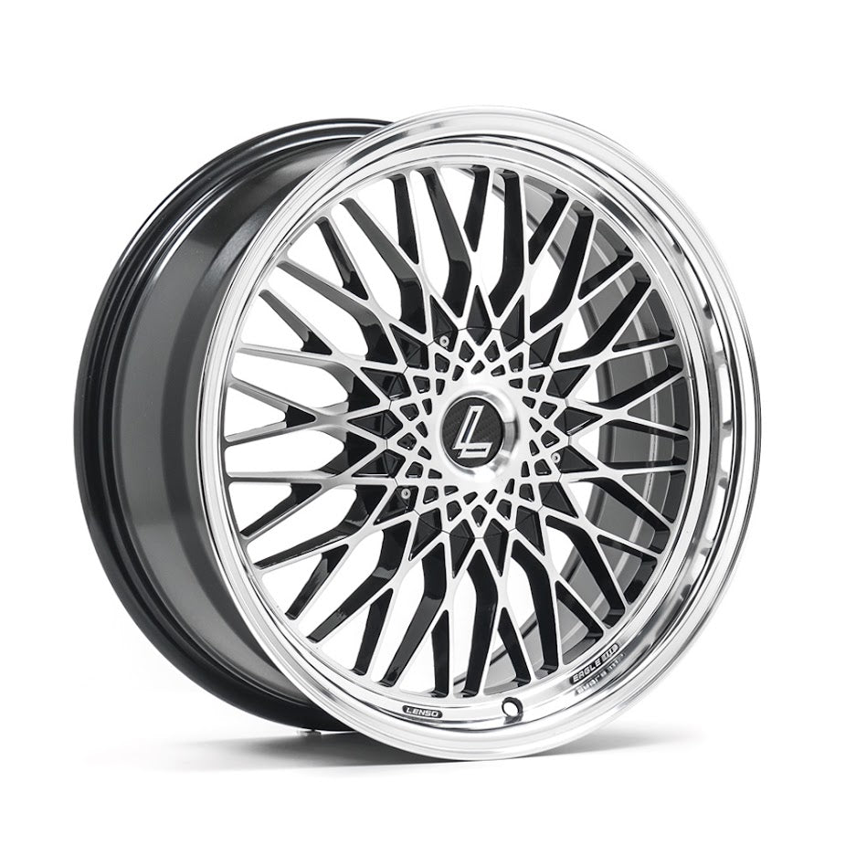 17" Lenso Eagle 3 - Black Machined Face (Ford)