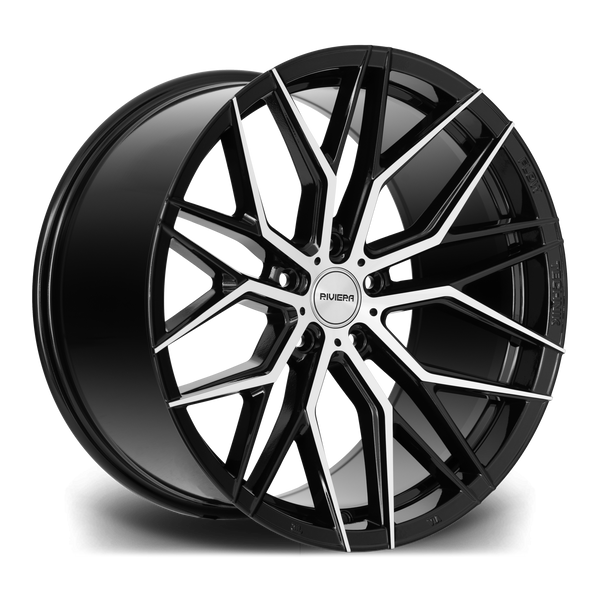 19" Riviera RF101 - Black Machined Face (Mercedes) *Staggered*