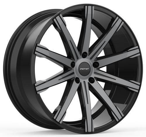 20" Inovit Revolve - Black Machined Face (Audi)