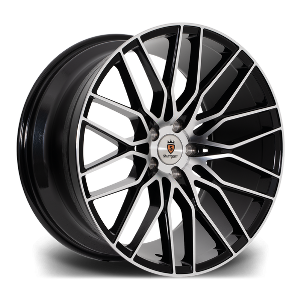 19" Stuttgart ST8 - Black Polished (Audi)