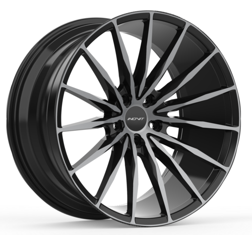 20" Inovit Torque - Black Machined Face (Mercedes)