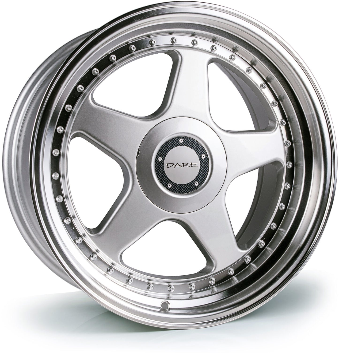 17" DARE F5 - Silver Polished Lip(Ford)