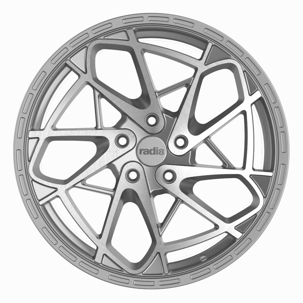 18" Radi8 R8HS9 - Silver Machined Face (SEAT)