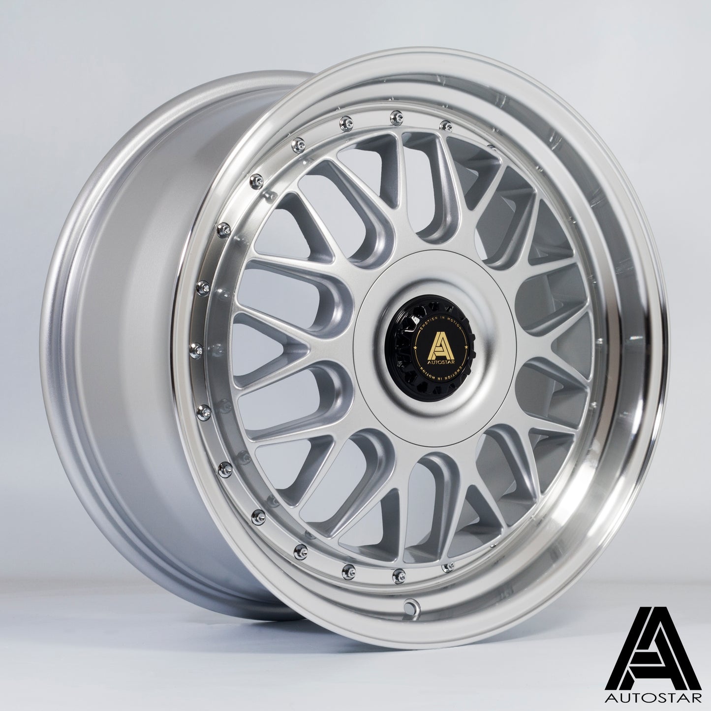 19" Autostar Monza - Silver Machined Lip (BMW)
