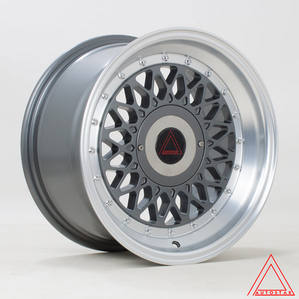15" Autostar Silhouette - Gunmetal (Mazda 4 Stud)