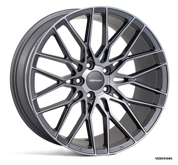 18" Veemann V-FS34 - Graphite Machined Face (Mercedes) *Staggered*