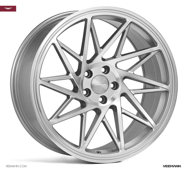 19" Veemann V-FS35 - Silver Machined Face (Mercedes)