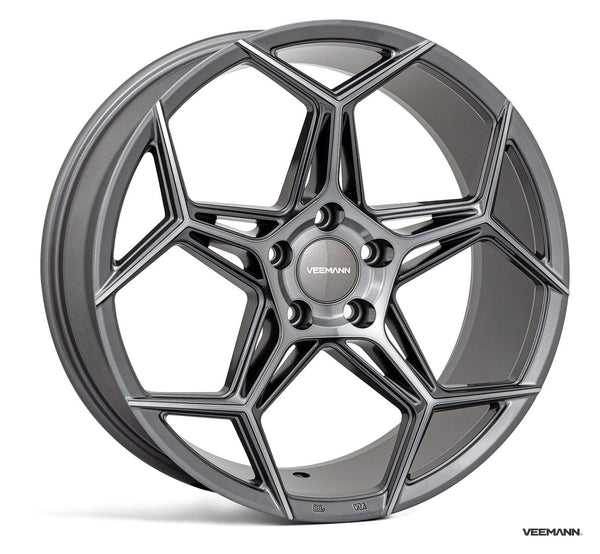 18" Veemann V-FS40 - Graphite Machined Face (Audi)
