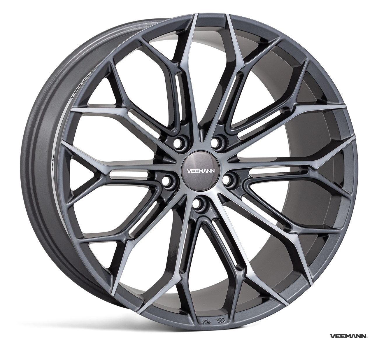 19" Veemann V-FS41 - Graphite Machined (Audi)