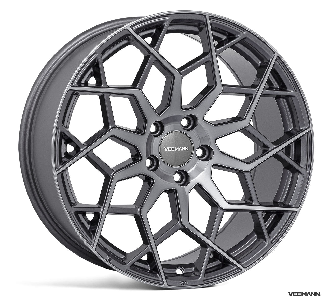 19" Veemann V-FS42 - Graphite Machined Face (BMW)