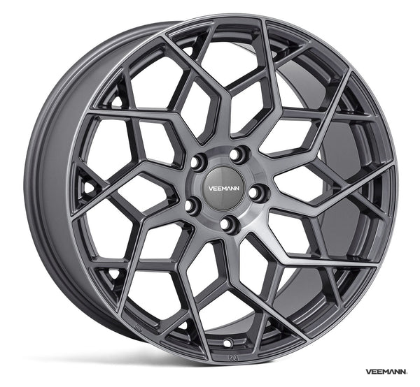 19" Veemann V-FS42 - Graphite Machined Face (BMW)