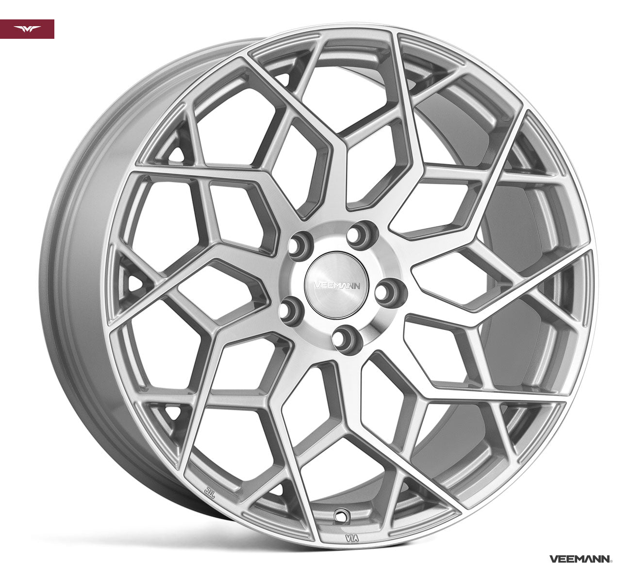 20" Veemann V-FS42 - Silver Machined Face T5 | T6 *Staggered*