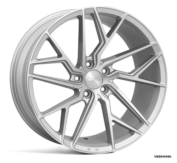 19" Veemann V-FS44 - Silver Machined Face (BMW) *Staggered*