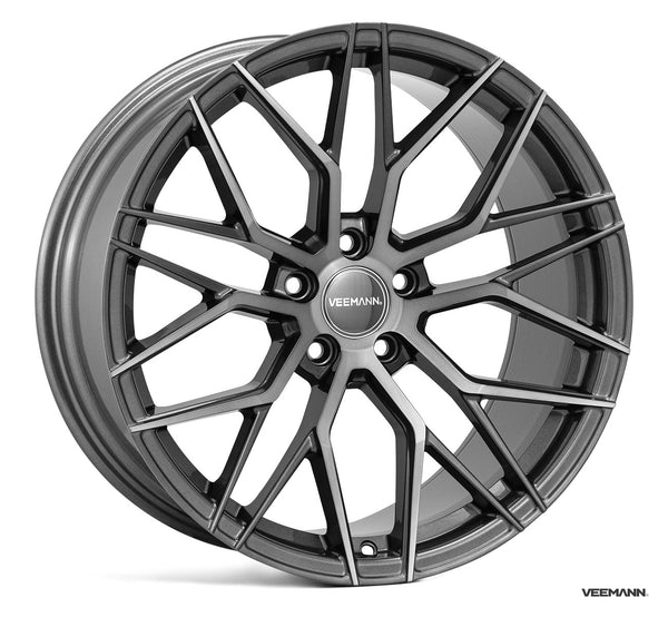 19" Veemann VC520 - Graphite Machined Face (Mercedes)