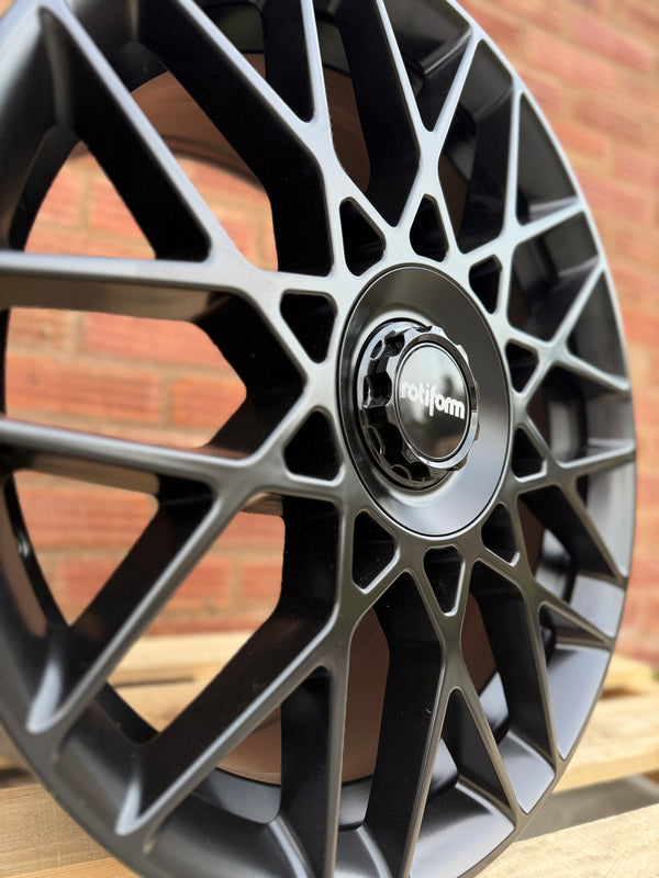 19" Rotiform BLQ-C - Black (VW, Audi, Mercedes, SEAT) *CLEARANCE* *BF*
