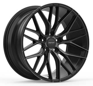 19" Inovit Blitz - Black Machined Dark Tint (Staggered)