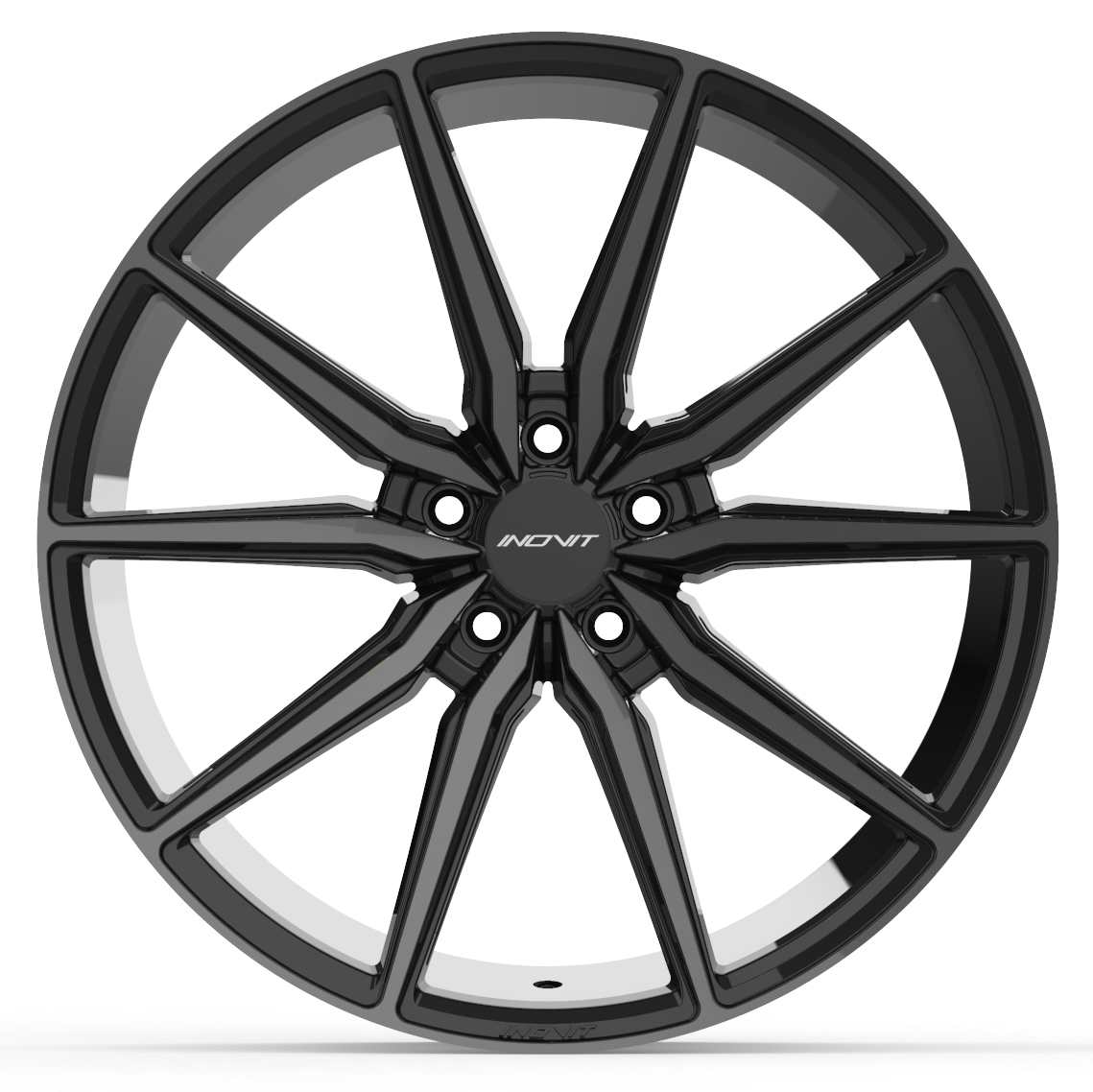 19" Inovit Frixion 5 - Black Machined Dark Tint