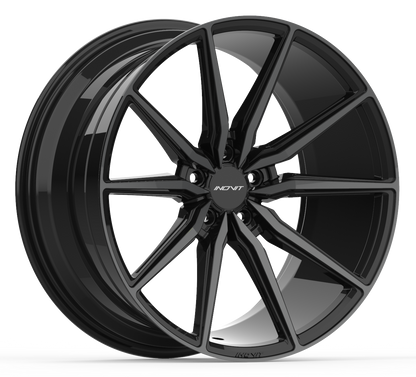 19" Inovit Frixion 5 - Black Machined Dark Tint