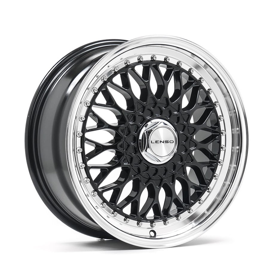 16" Lenso BSX - Black (Mazda 4 Stud)