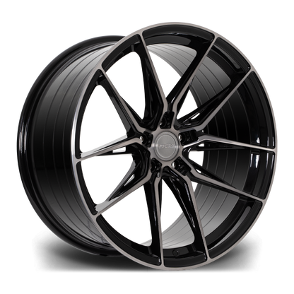20" Riviera RF107 - Black Machined Dark Tint