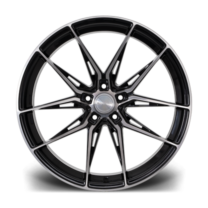 20" Riviera RF107 - Black Machined Dark Tint