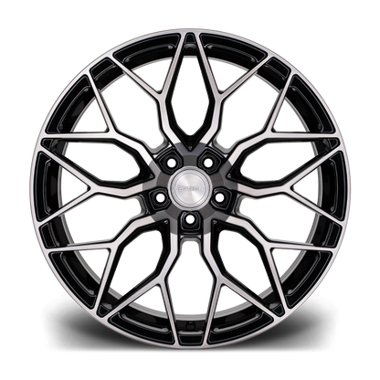 20" Riviera RF108 - Black Machined Dark Tint