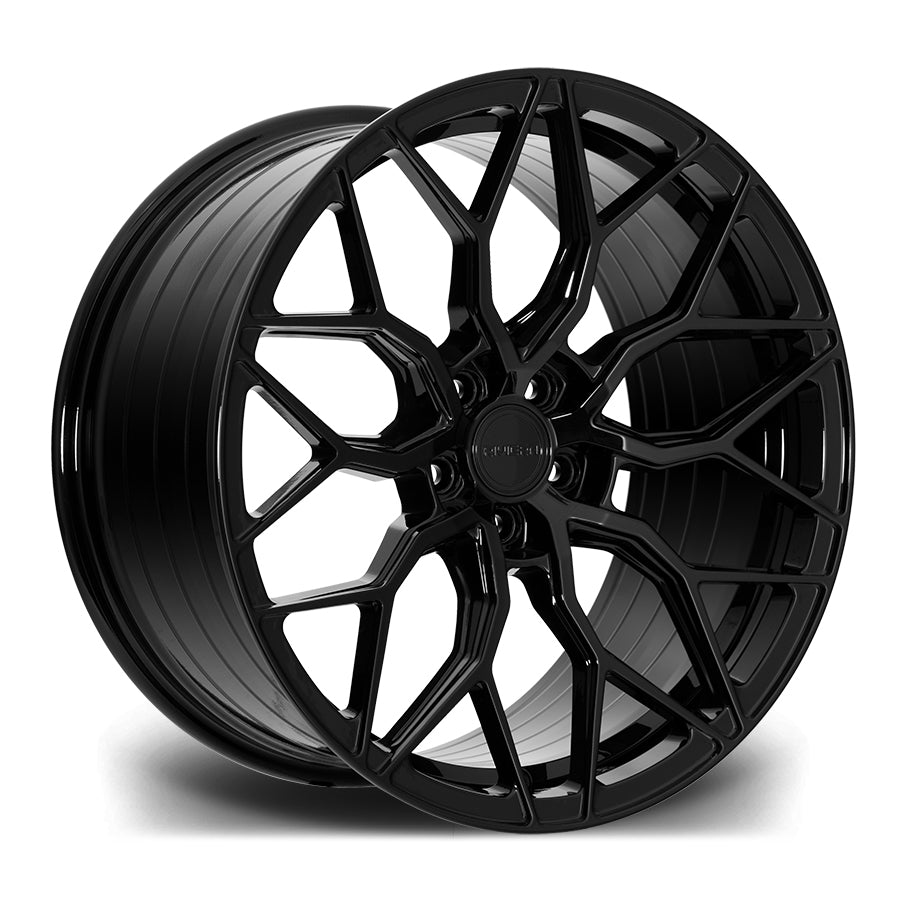 19-inch Riviera RF108 Gloss Black alloy wheels