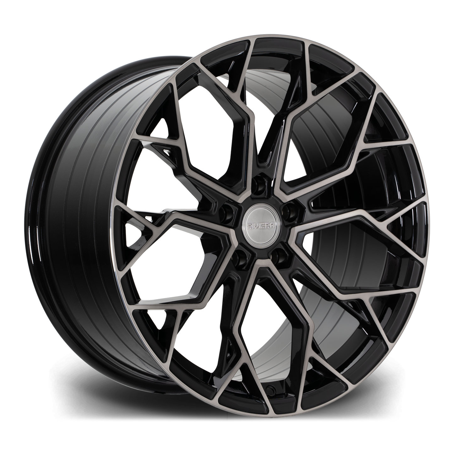 19" Riviera RF5 - Black Machined Dark Tint