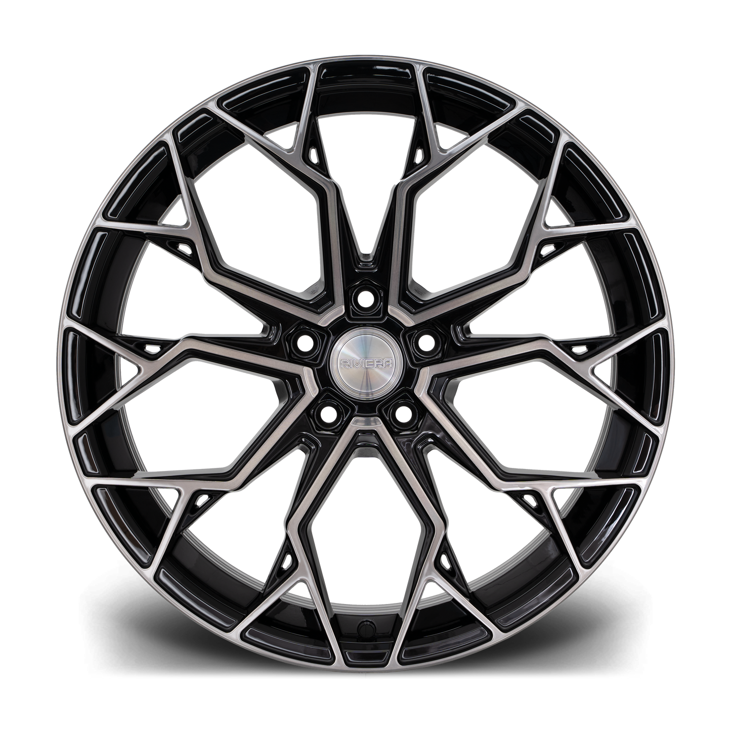 19" Riviera RF5 - Black Machined Dark Tint