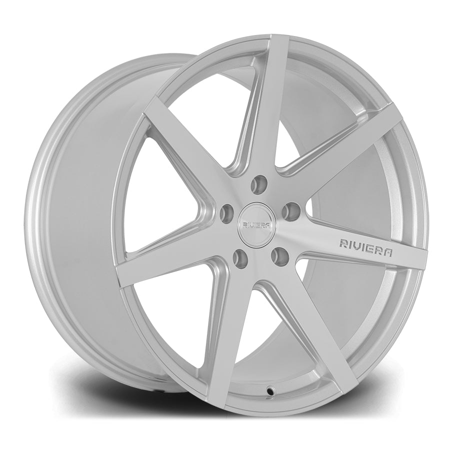 19-inch Riviera RV177 Silver Polished alloy wheels