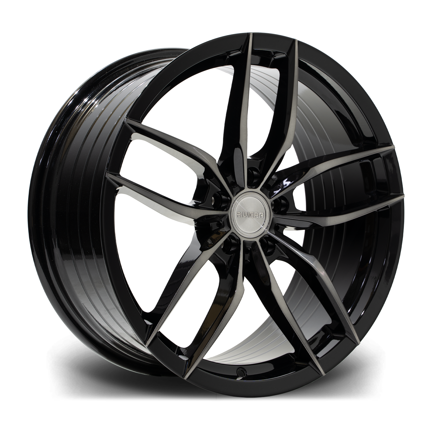 19" Riviera RV195 - Black Machined Dark Tint