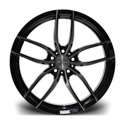 19" Riviera RV195 - Black Machined Dark Tint