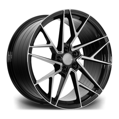 20" Riviera RF106 - Black Machined Dark Tint