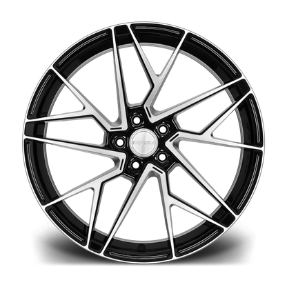 20" Riviera RF106 - Black Machined Dark Tint