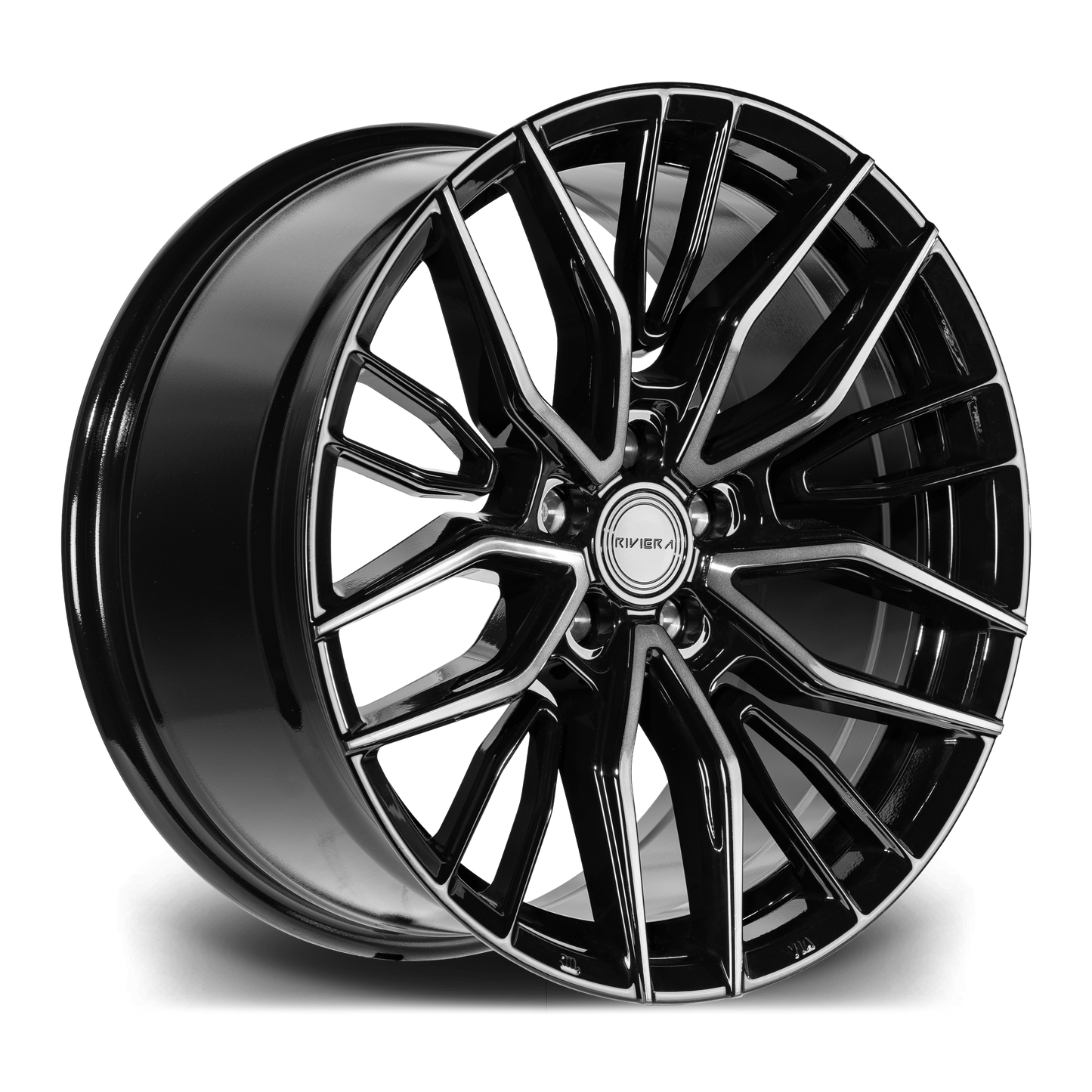 19" Riviera RF9 - Black Machined Dark Tint