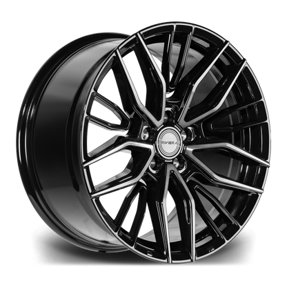 19" Riviera RF9 - Black Machined Dark Tint