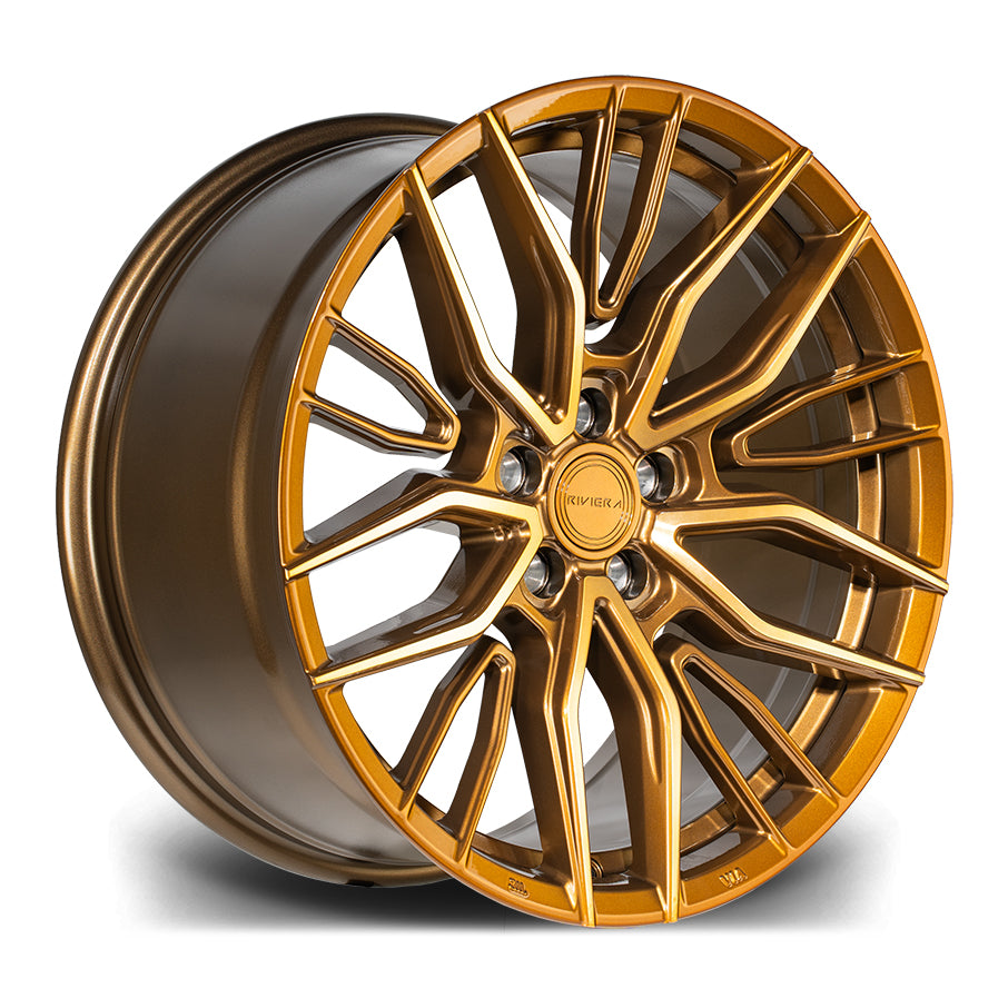 19-inch Riviera RF9 Bronze Polished alloy wheels