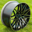 22" Niche Calabria 5 - Black Polished Face (Land Rover)