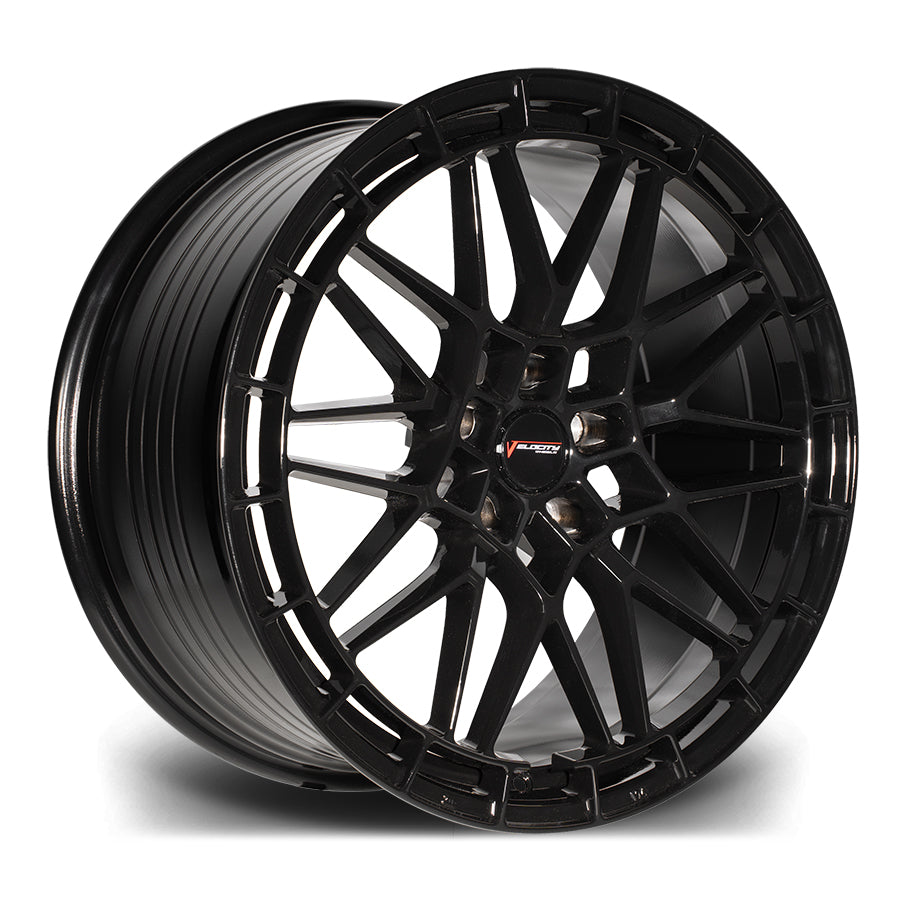 20-inch Velocity VF11 Gloss Black alloy wheels