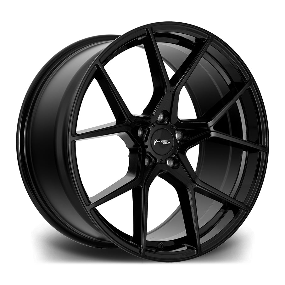 20-inch Velocity VF4 Gloss Black alloy wheels