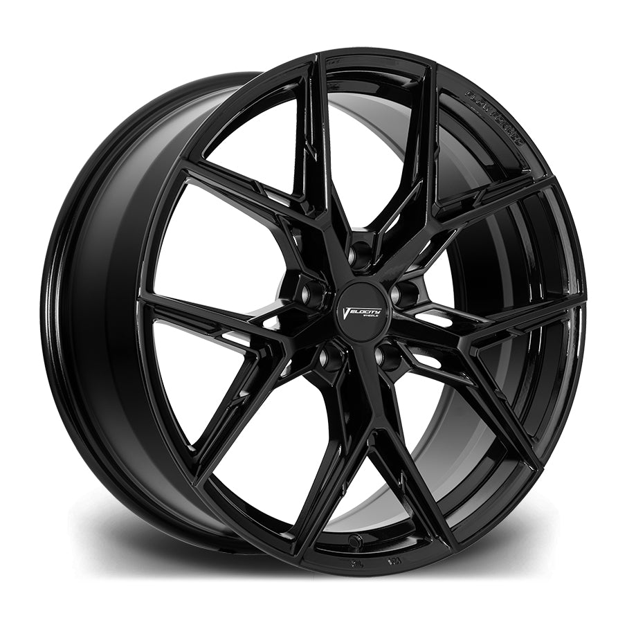 20-inch Velocity VF6 Gloss Black alloy wheels