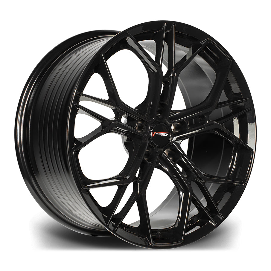 20-inch Velocity VF7 Gloss Black alloy wheels